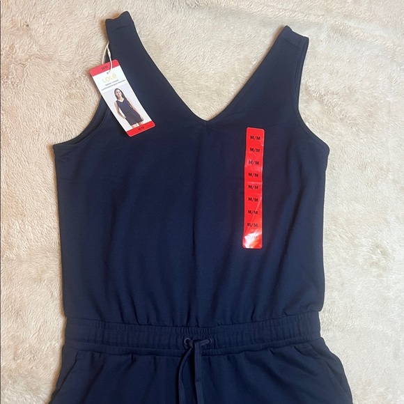 NWT Lole Women's Navy Soft Stretch Romper sz M - Picture 5 of 9